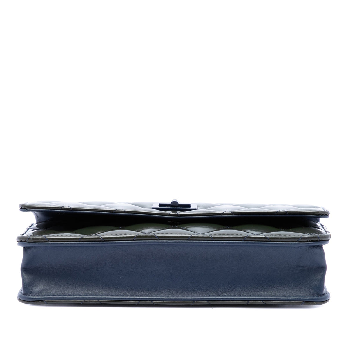 Chanel Quilted Patent Reissue 2.55 Wallet On Chain