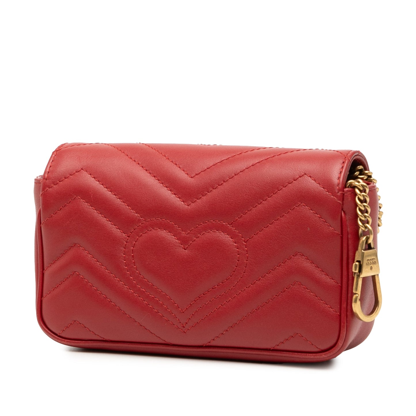 Gucci Mini GG Marmont Matelasse Leather Flap Crossbody