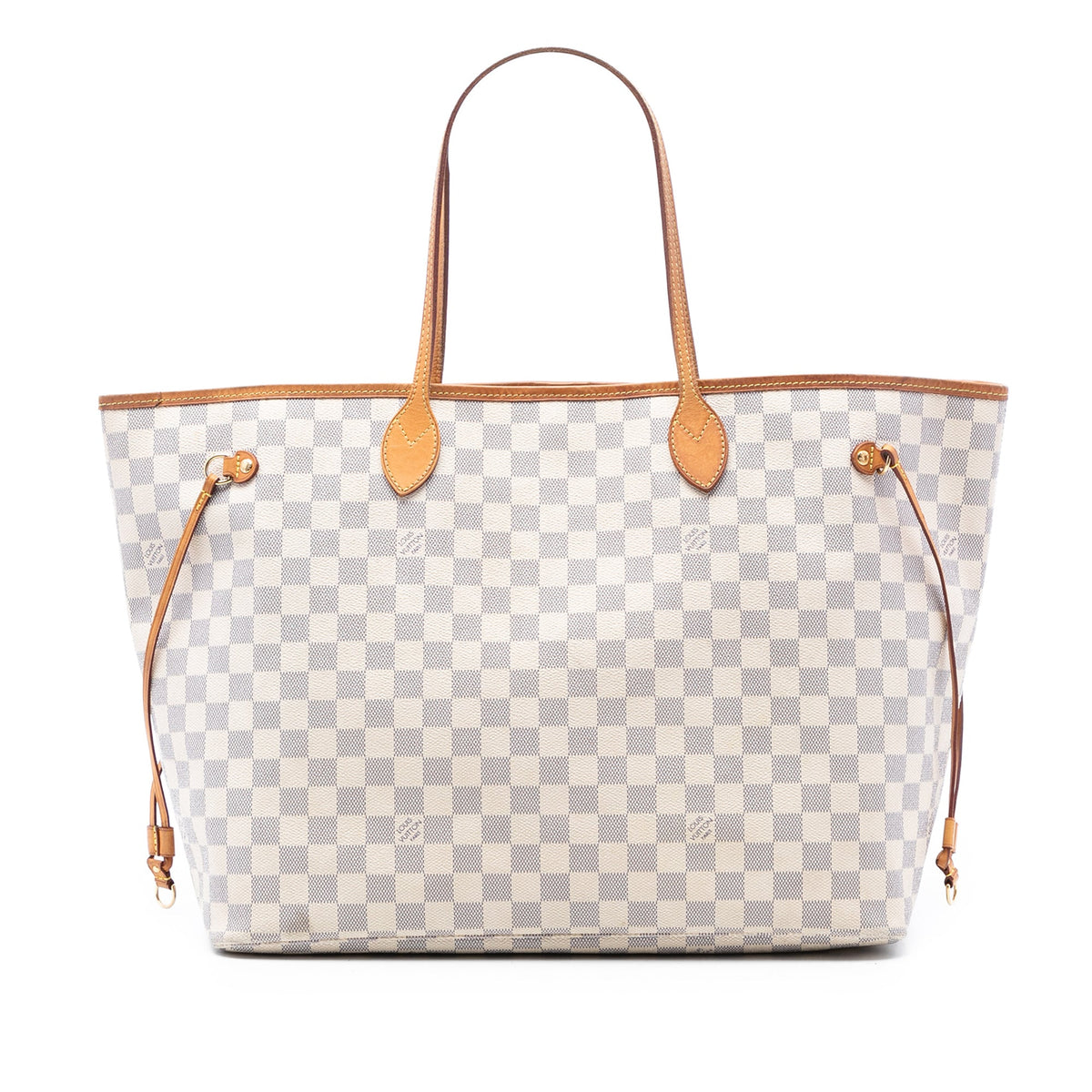 Louis Vuitton Damier Azur Neverfull GM — White