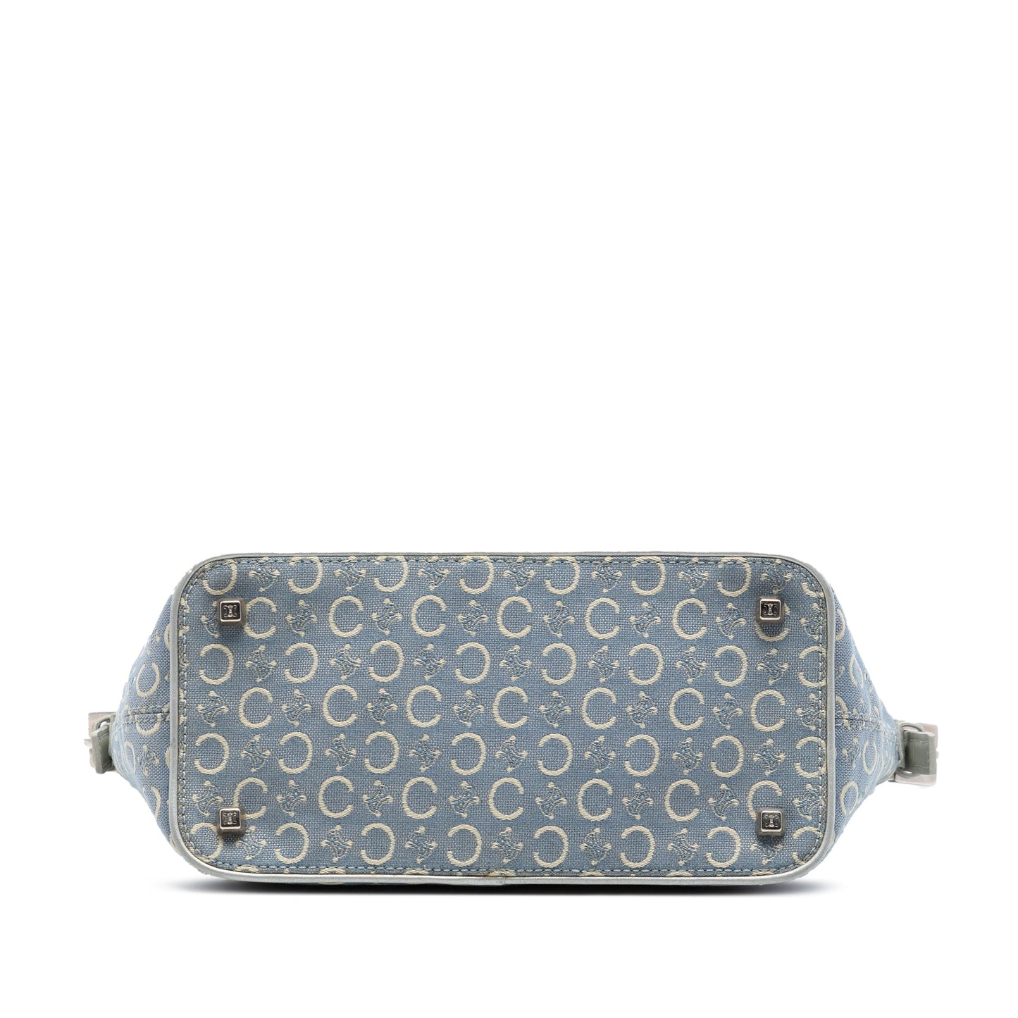 Celine C Macadam Canvas Handbag