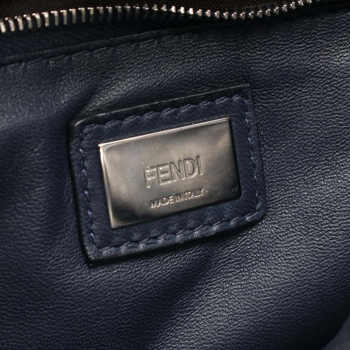 Fendi Mini Leather Iconic Peekaboo Satchel