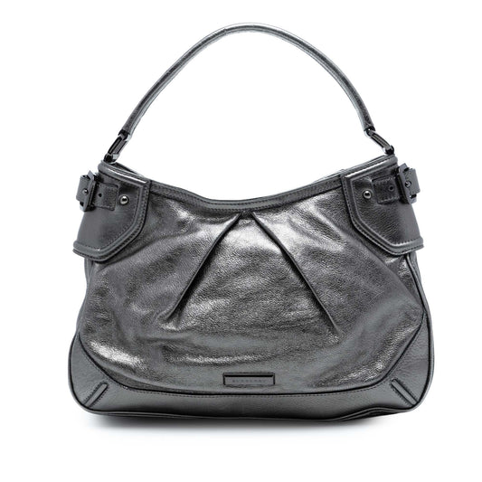 Burberry Metallic Leather Fairby Hobo