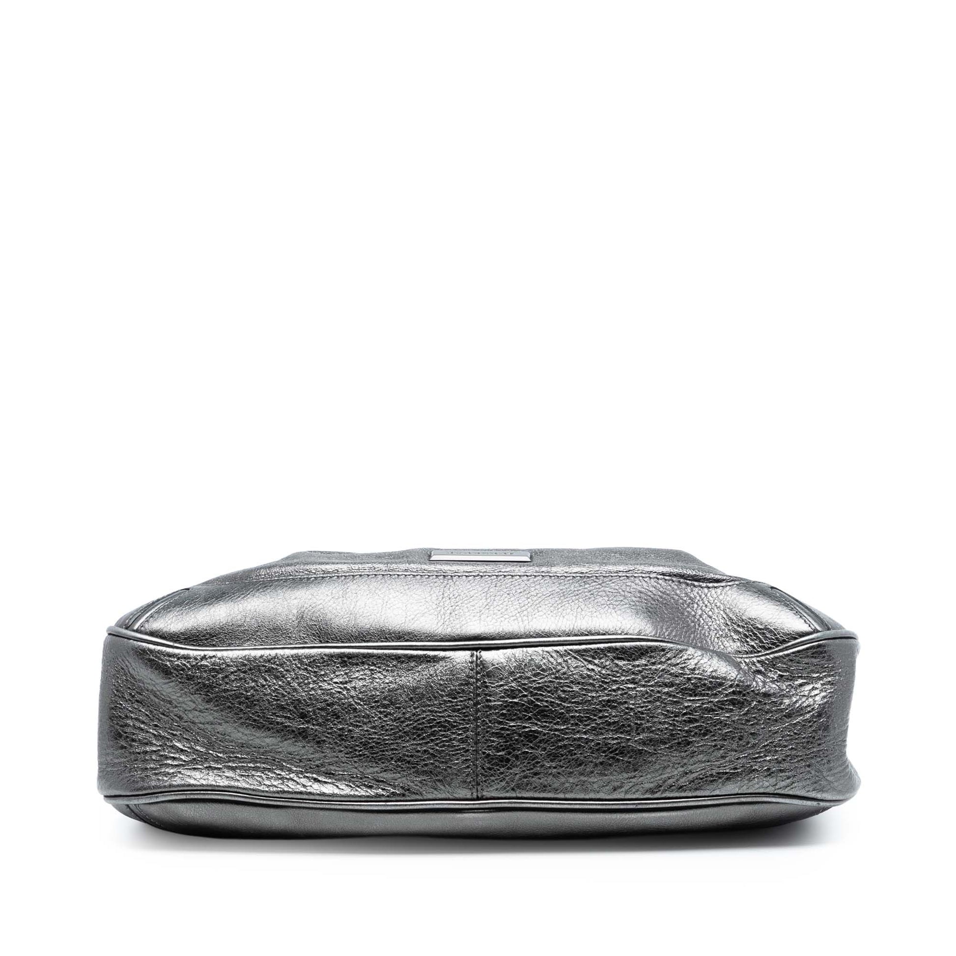 Burberry Metallic Leather Fairby Hobo
