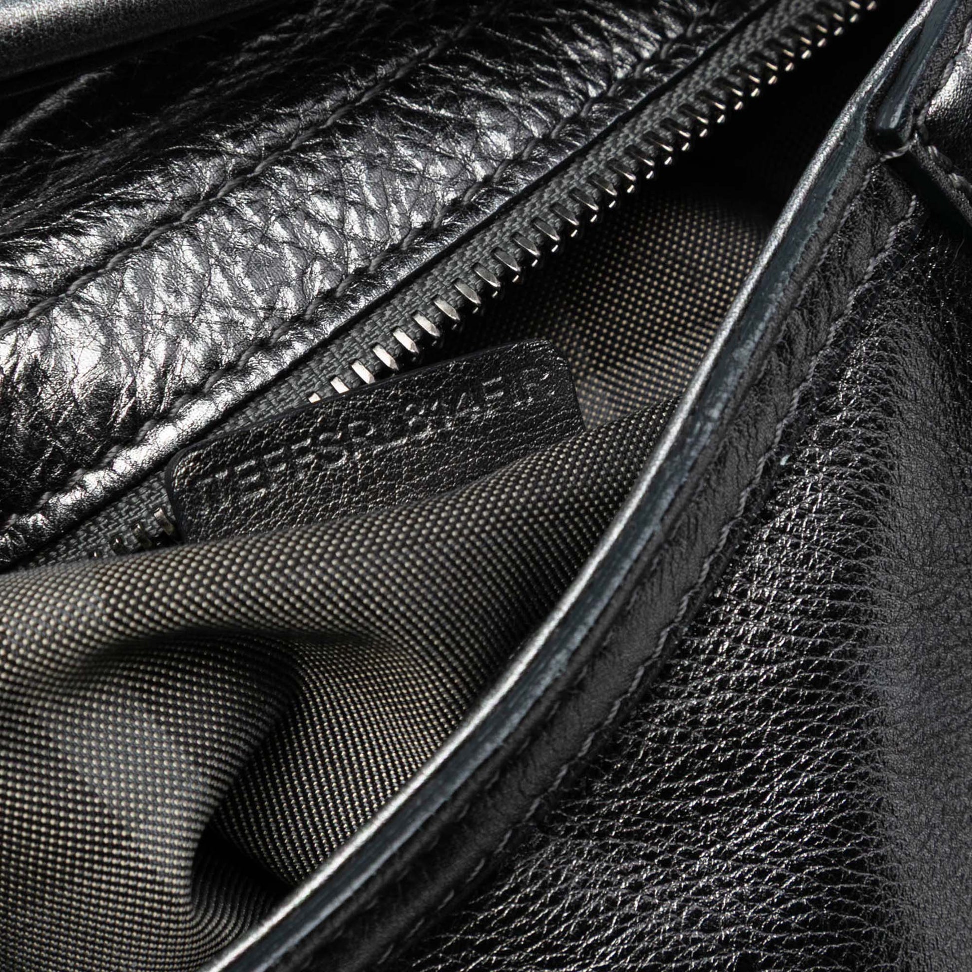 Burberry Metallic Leather Fairby Hobo