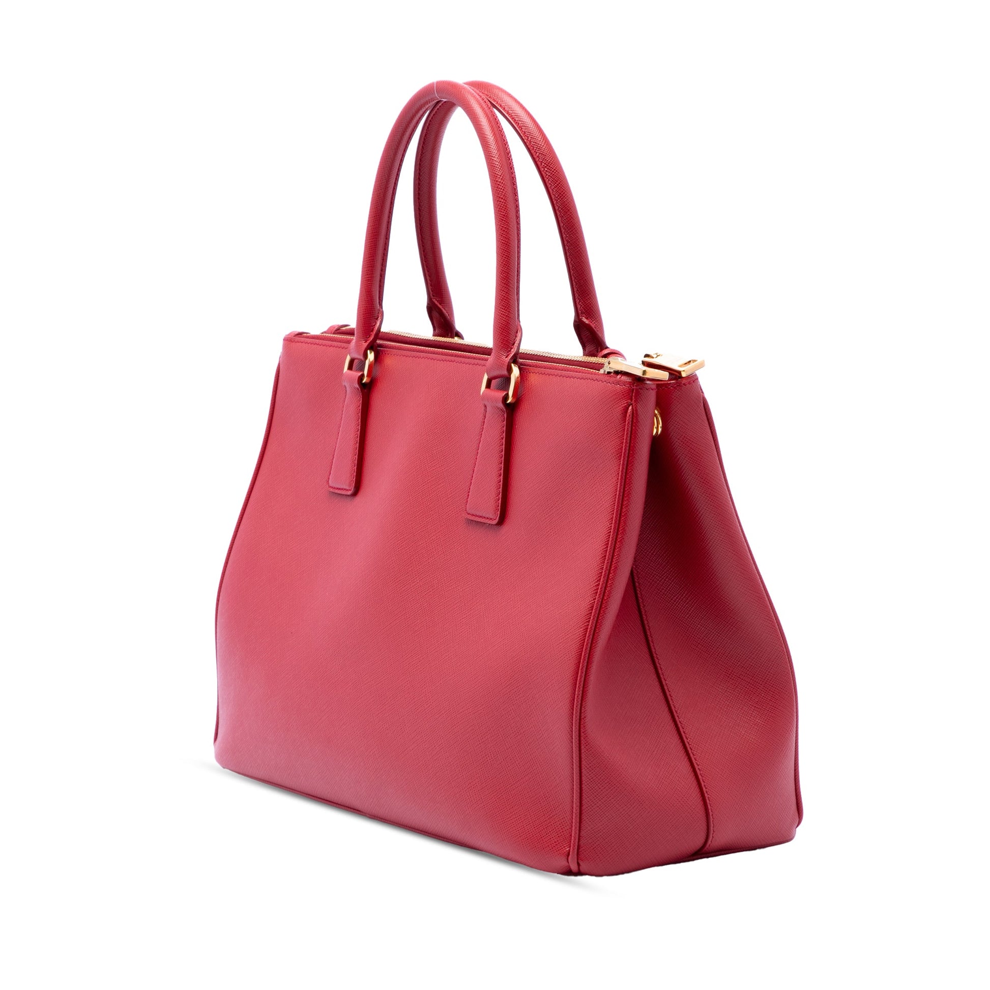 Prada Large Saffiano Lux Galleria Double Zip Tote