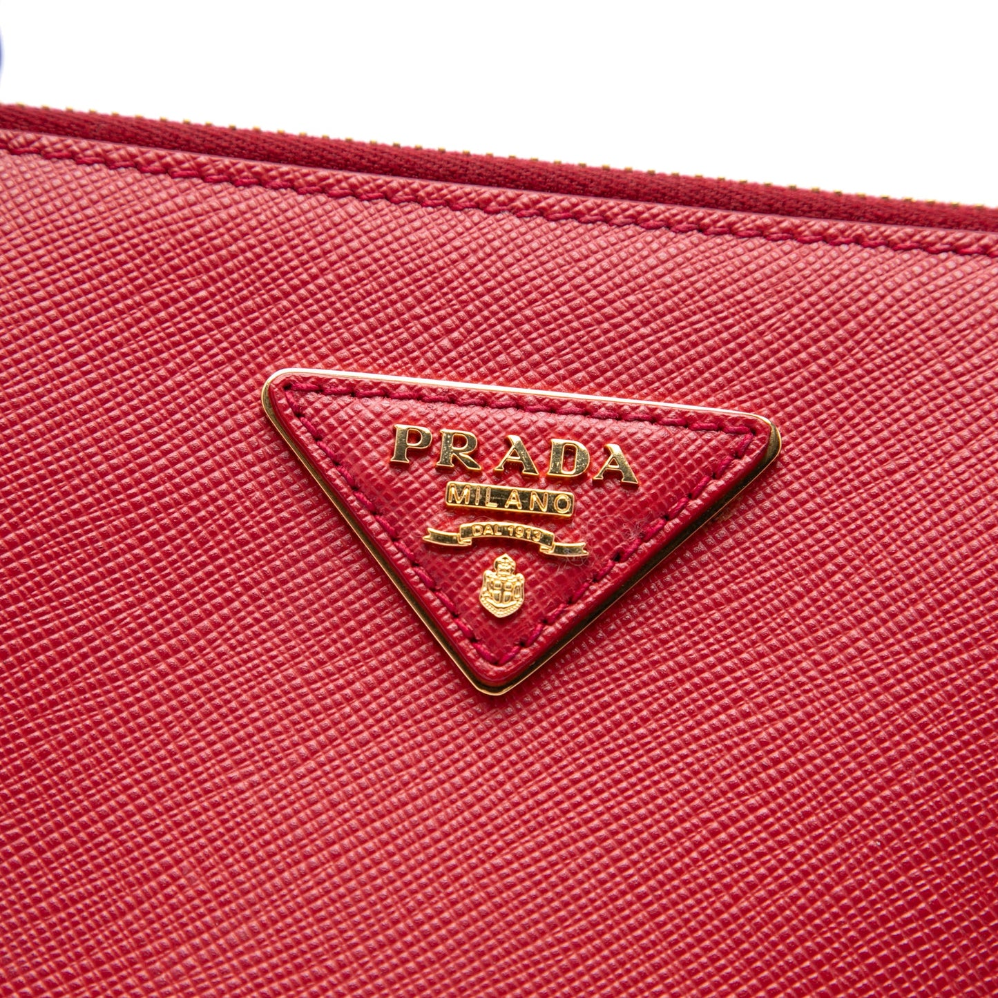 Prada Large Saffiano Lux Galleria Double Zip Tote