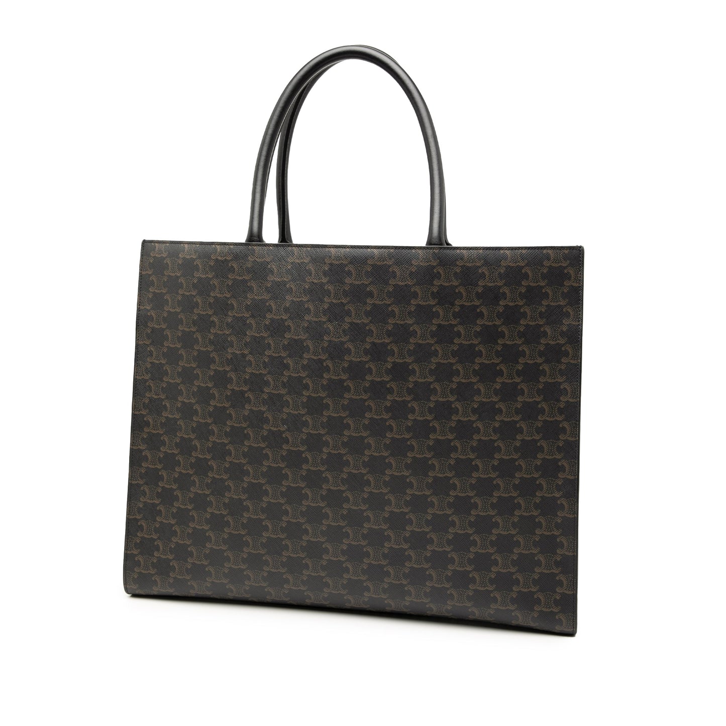 Celine Medium Triomphe Coated Canvas Cabas Horizontal Tote