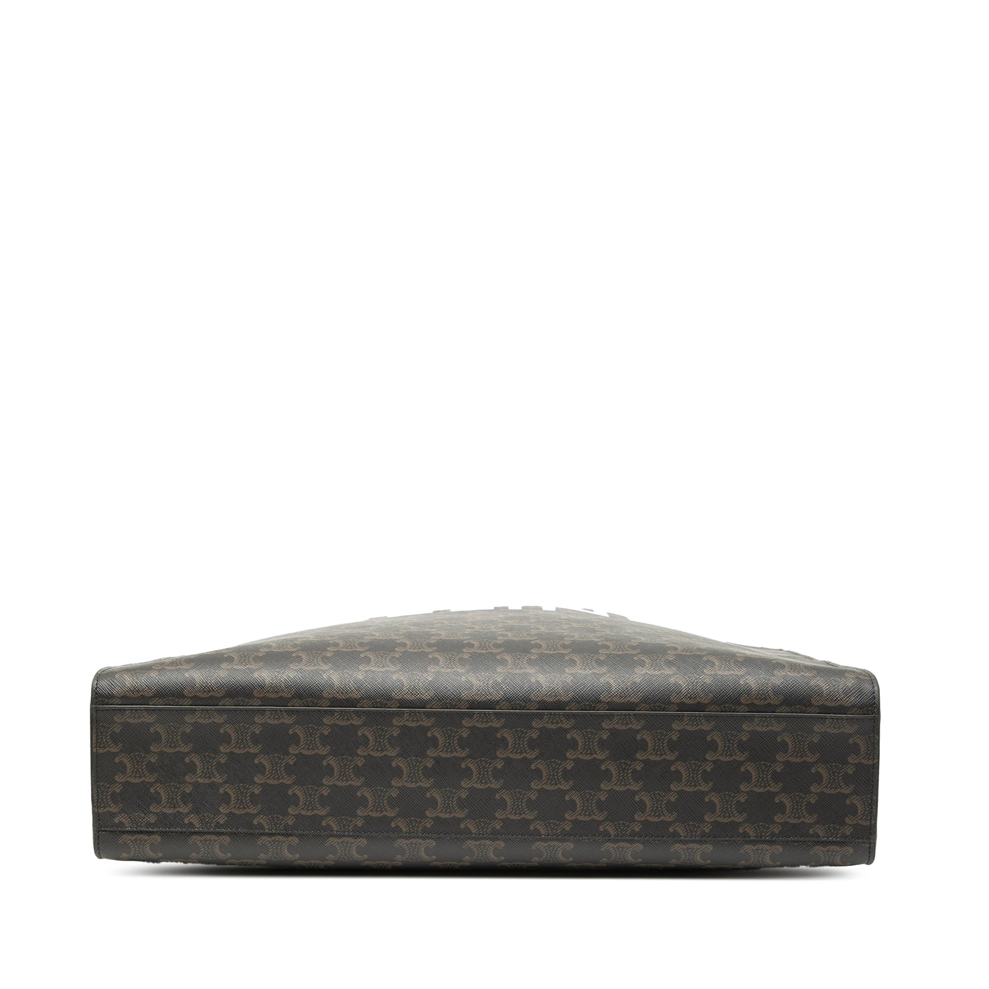 Celine Medium Triomphe Coated Canvas Cabas Horizontal Tote