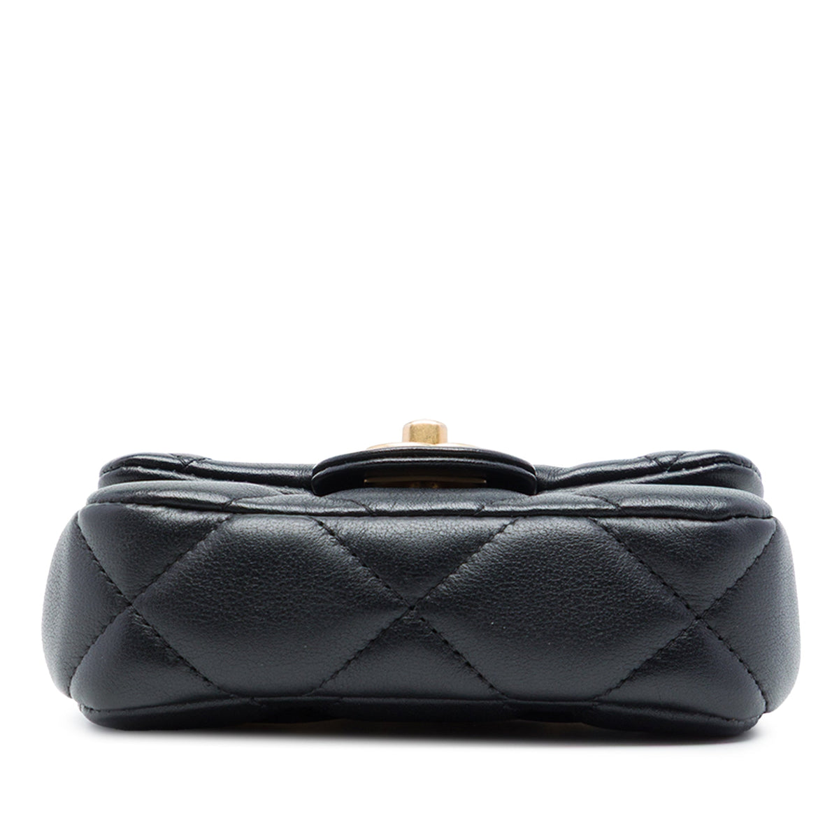 Chanel CC Quilted Calfskin Lady Card Holder with Chain Top Handle Bag
