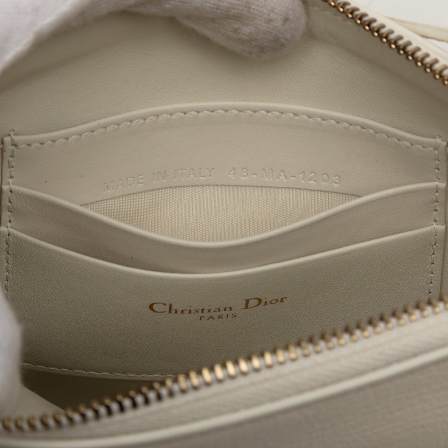 Dior Goatskin Saddle Rodeo Pouch