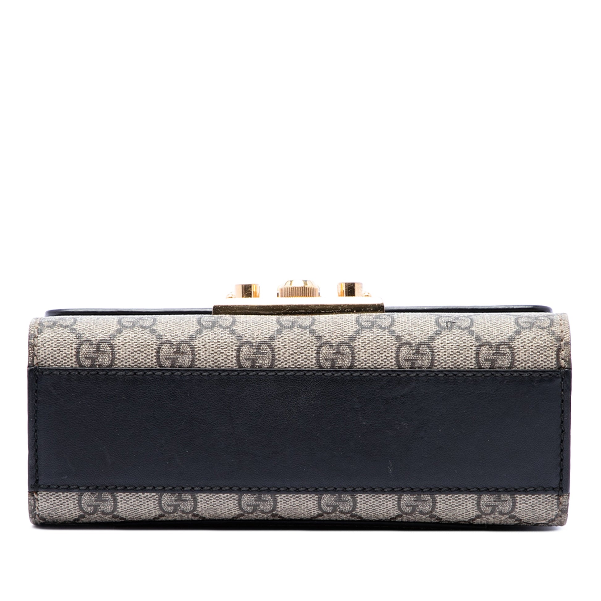 Gucci Small GG Supreme Padlock Crossbody