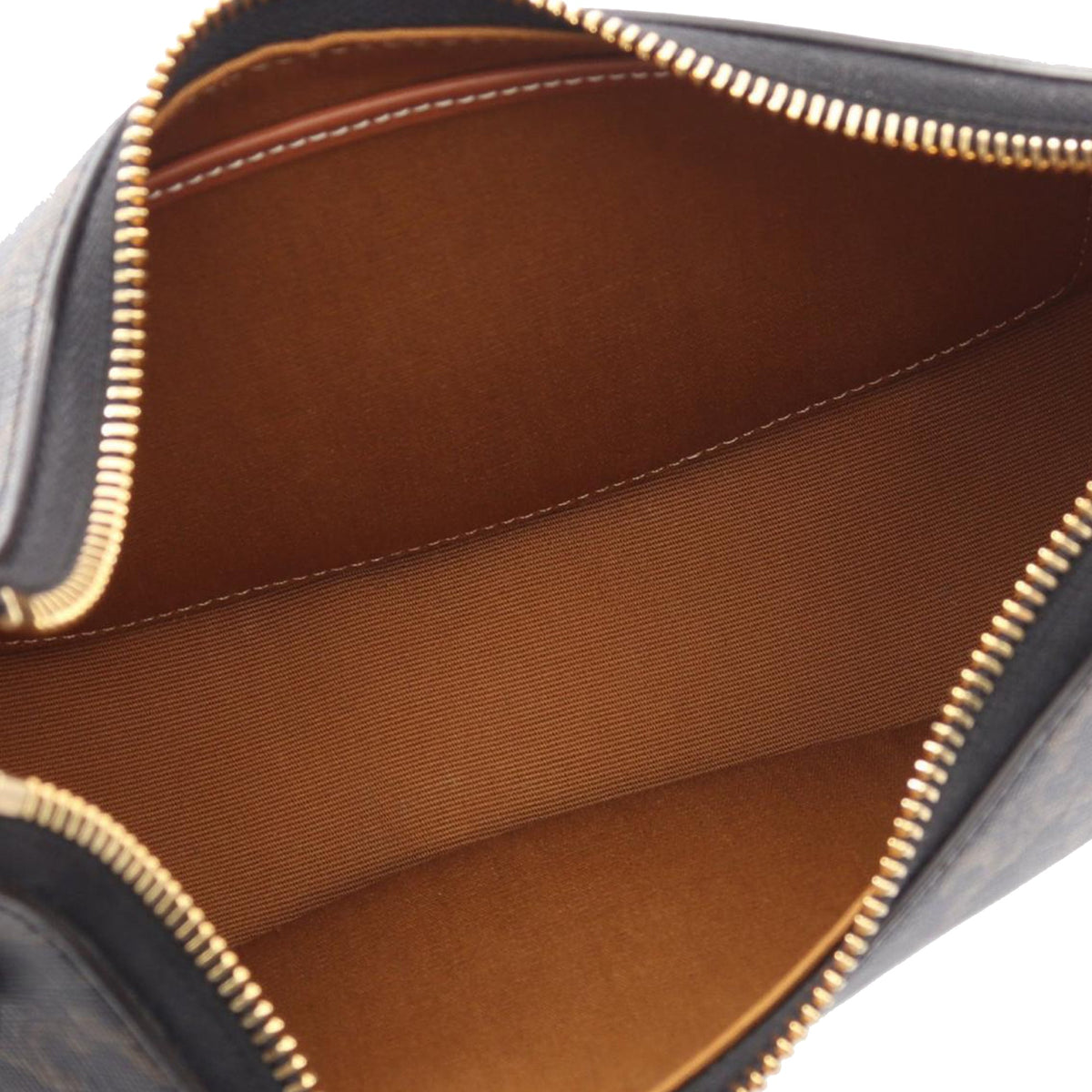 Celine Medium Triomphe Coated Canvas Ava Shoulder Bag