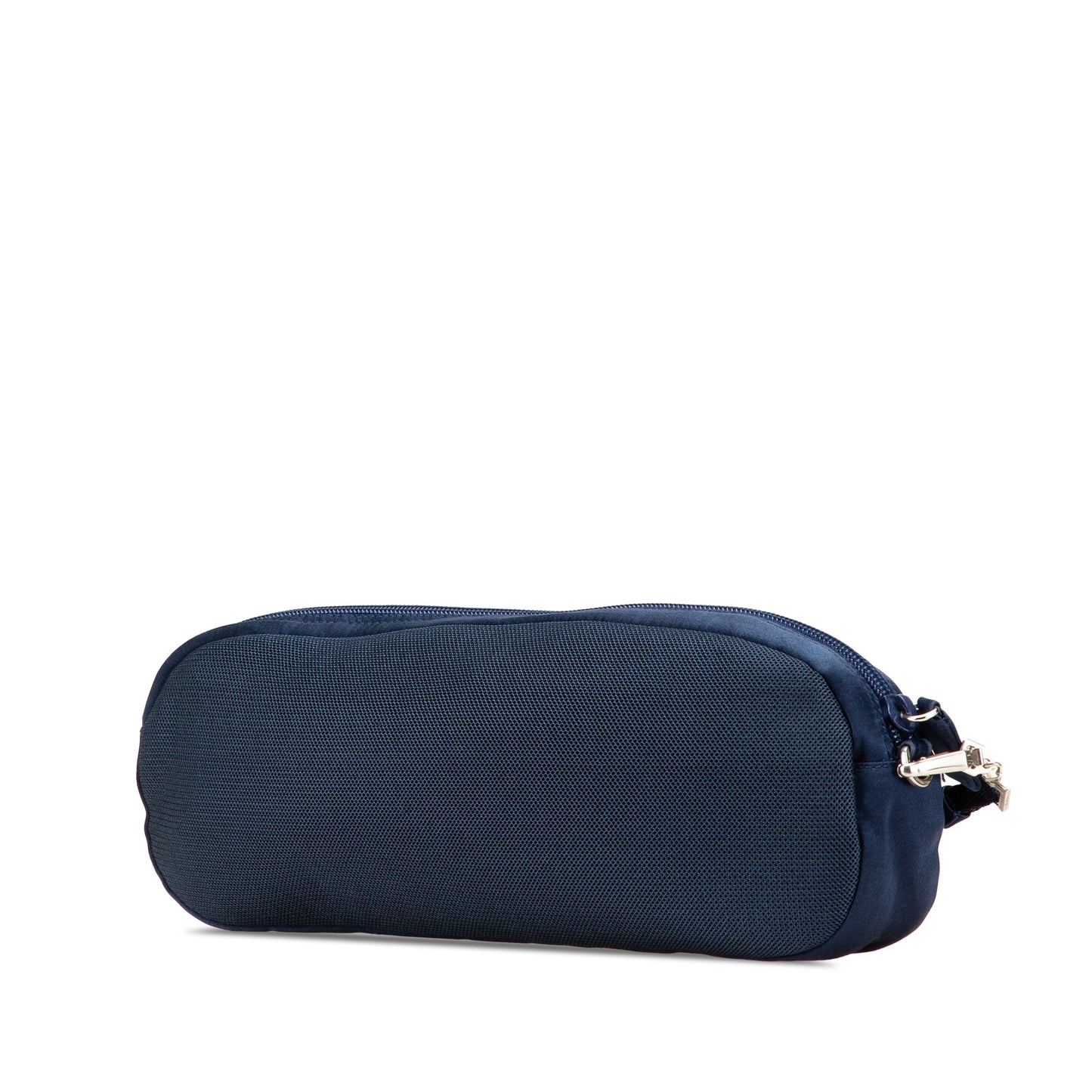 Prada Satin Trimmed Mesh Shoulder Bag