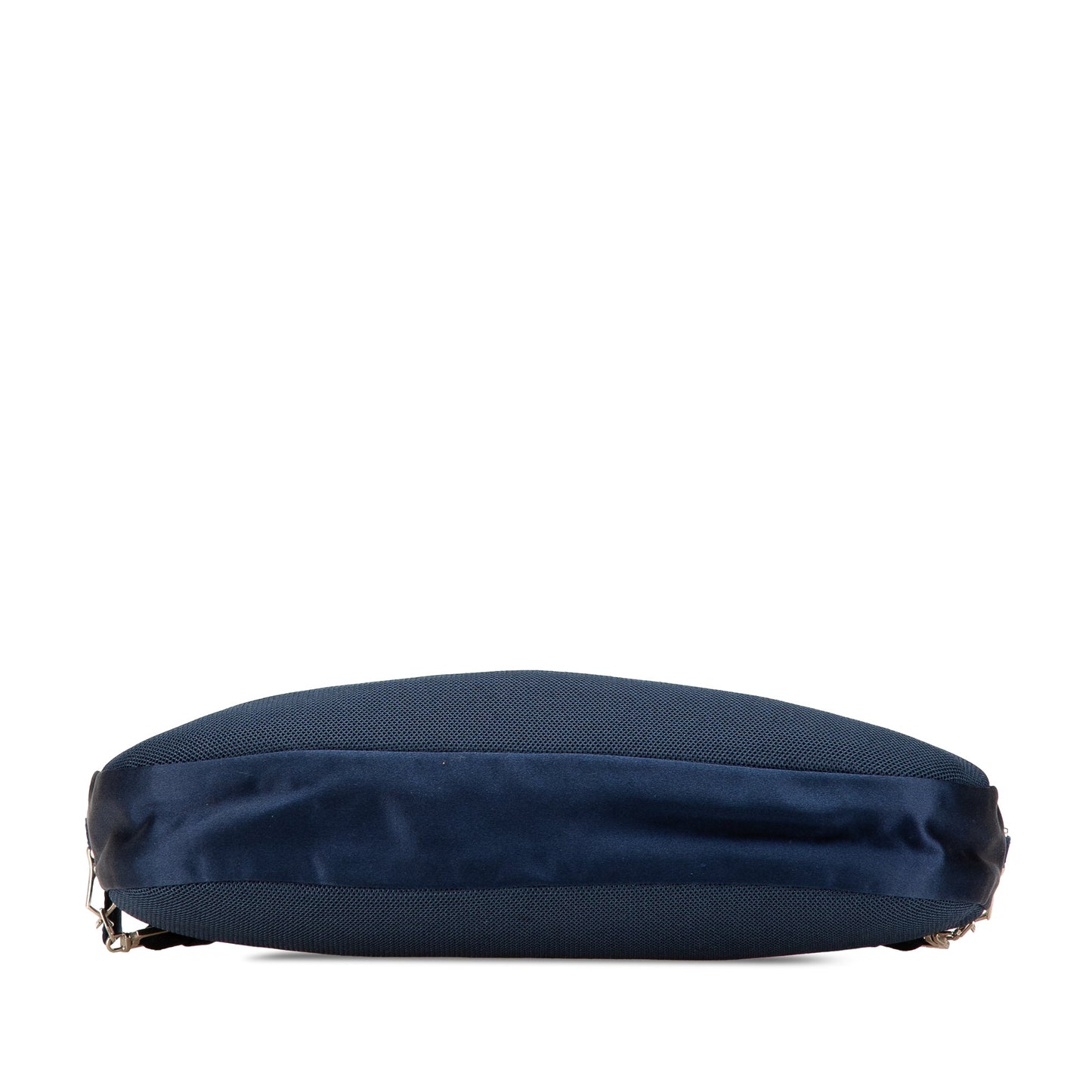 Prada Satin Trimmed Mesh Shoulder Bag