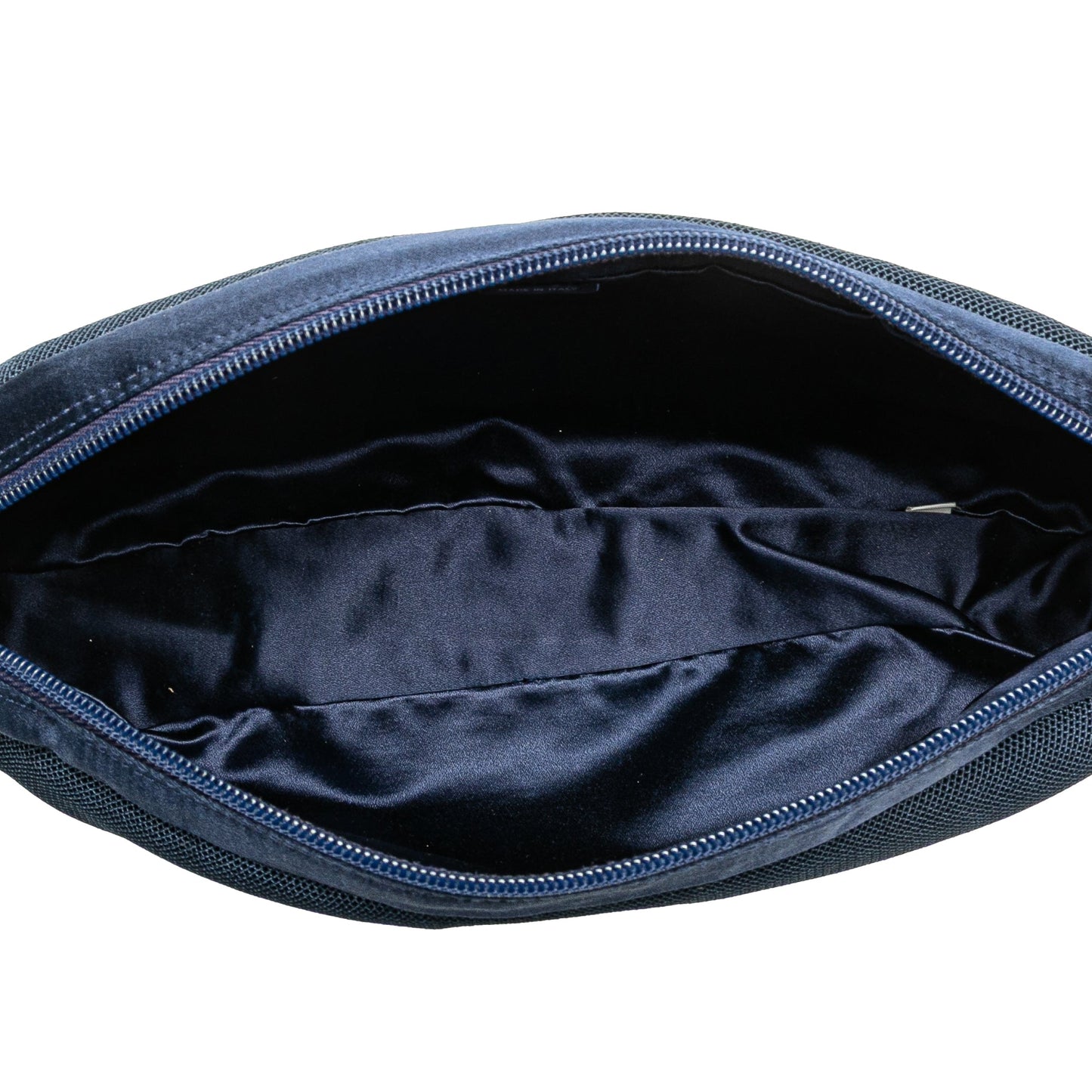 Prada Satin Trimmed Mesh Shoulder Bag