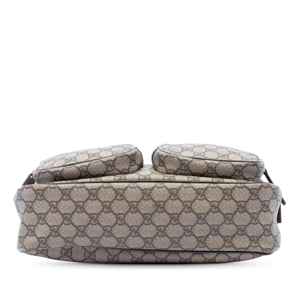 Gucci GG Supreme Double Pocket Crossbody