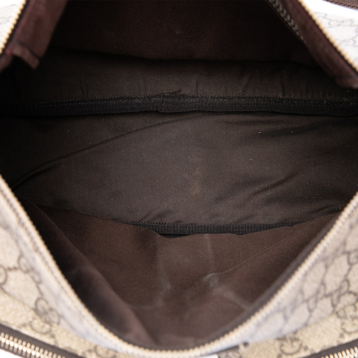 Gucci GG Supreme Double Pocket Crossbody