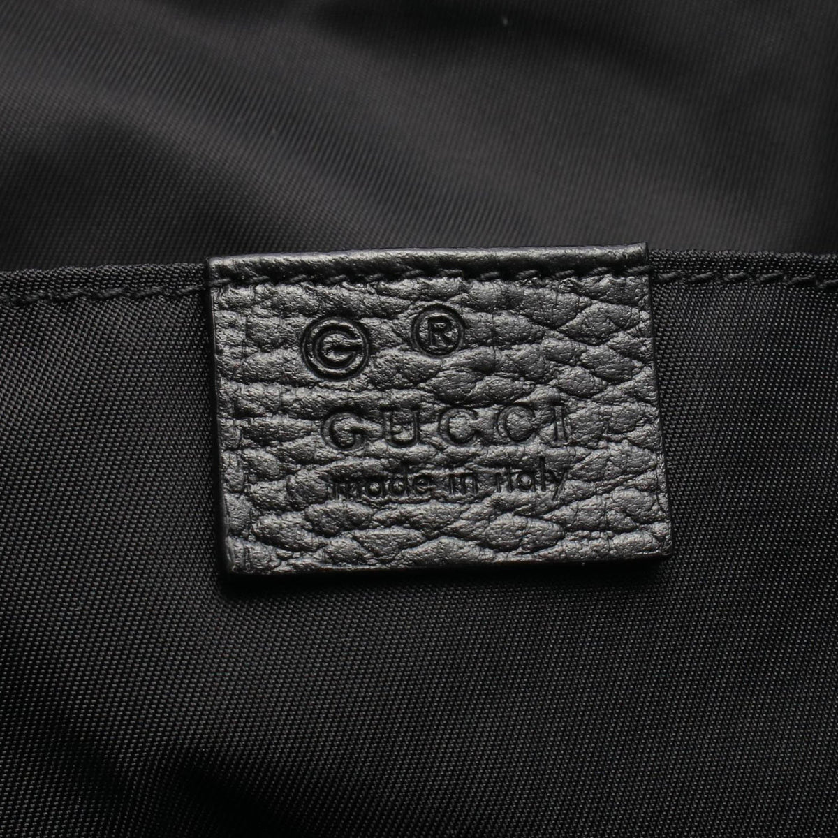 Gucci GG Nylon Double Front Pocket Backpack