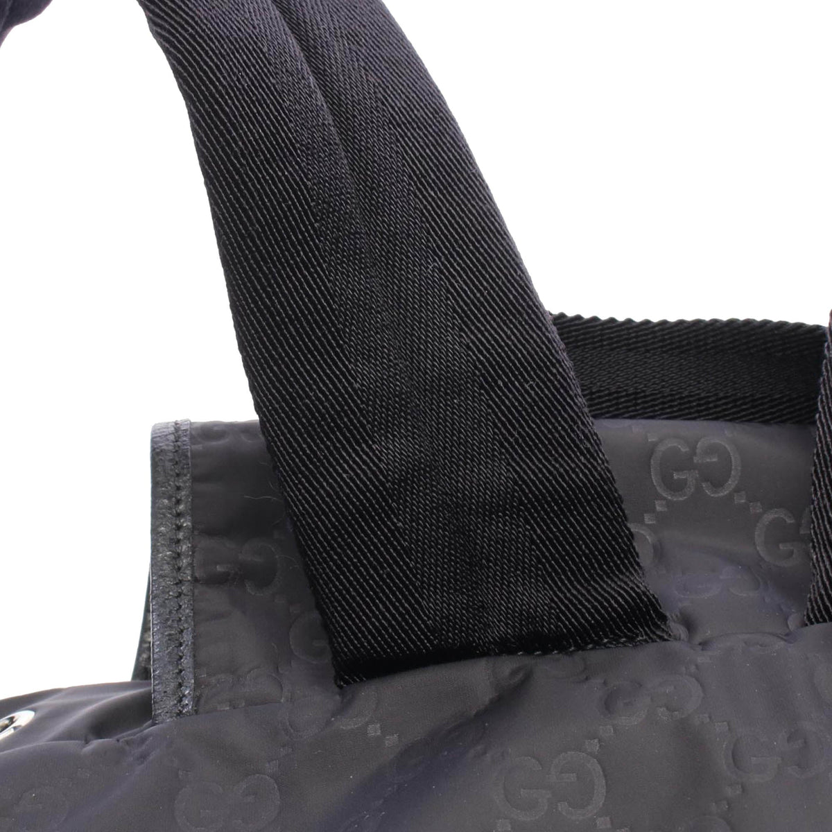 Gucci GG Nylon Double Front Pocket Backpack