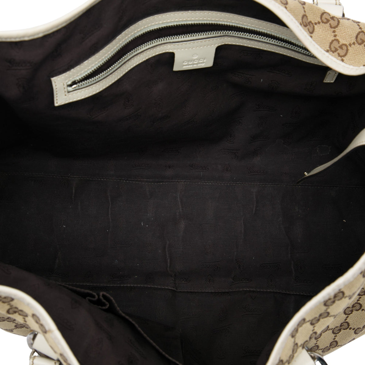 Gucci Large GG Canvas Twins Tote