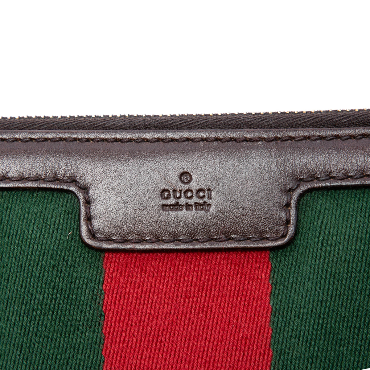 Gucci Medium GG Canvas Web Half Moon Crossbody