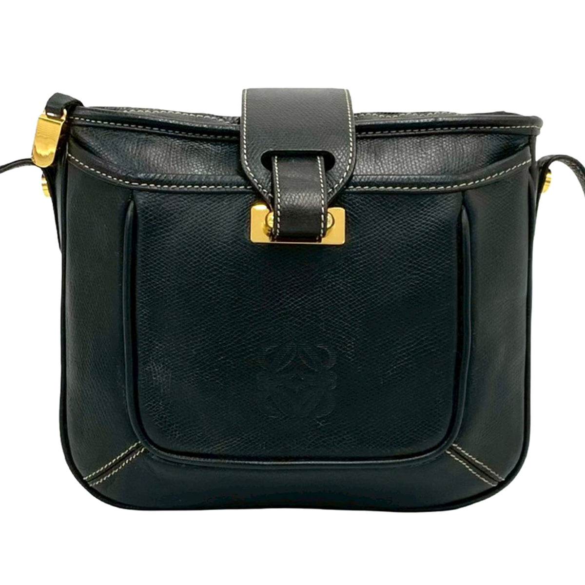 LOEWE Leather Anagram Crossbody