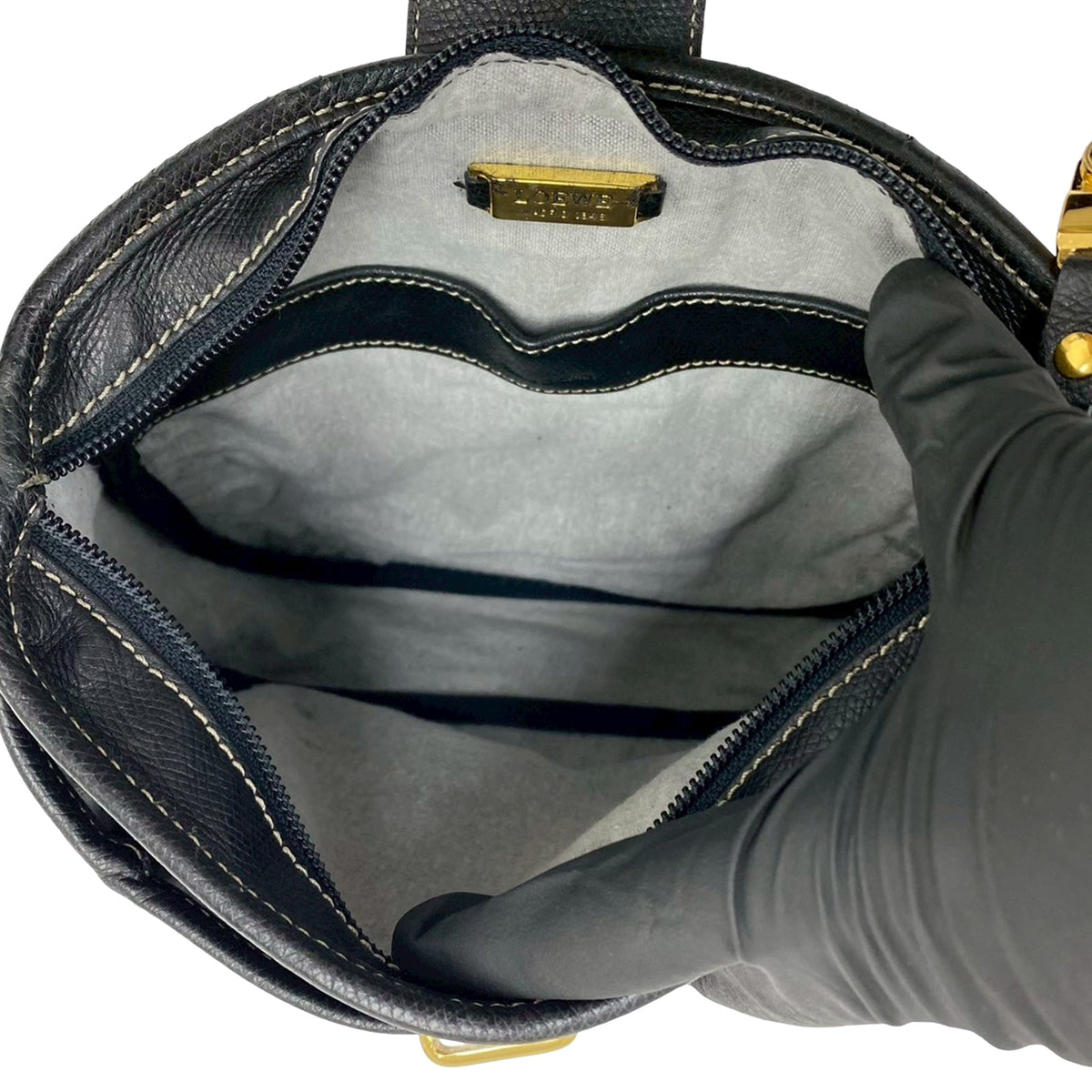 LOEWE Leather Anagram Crossbody