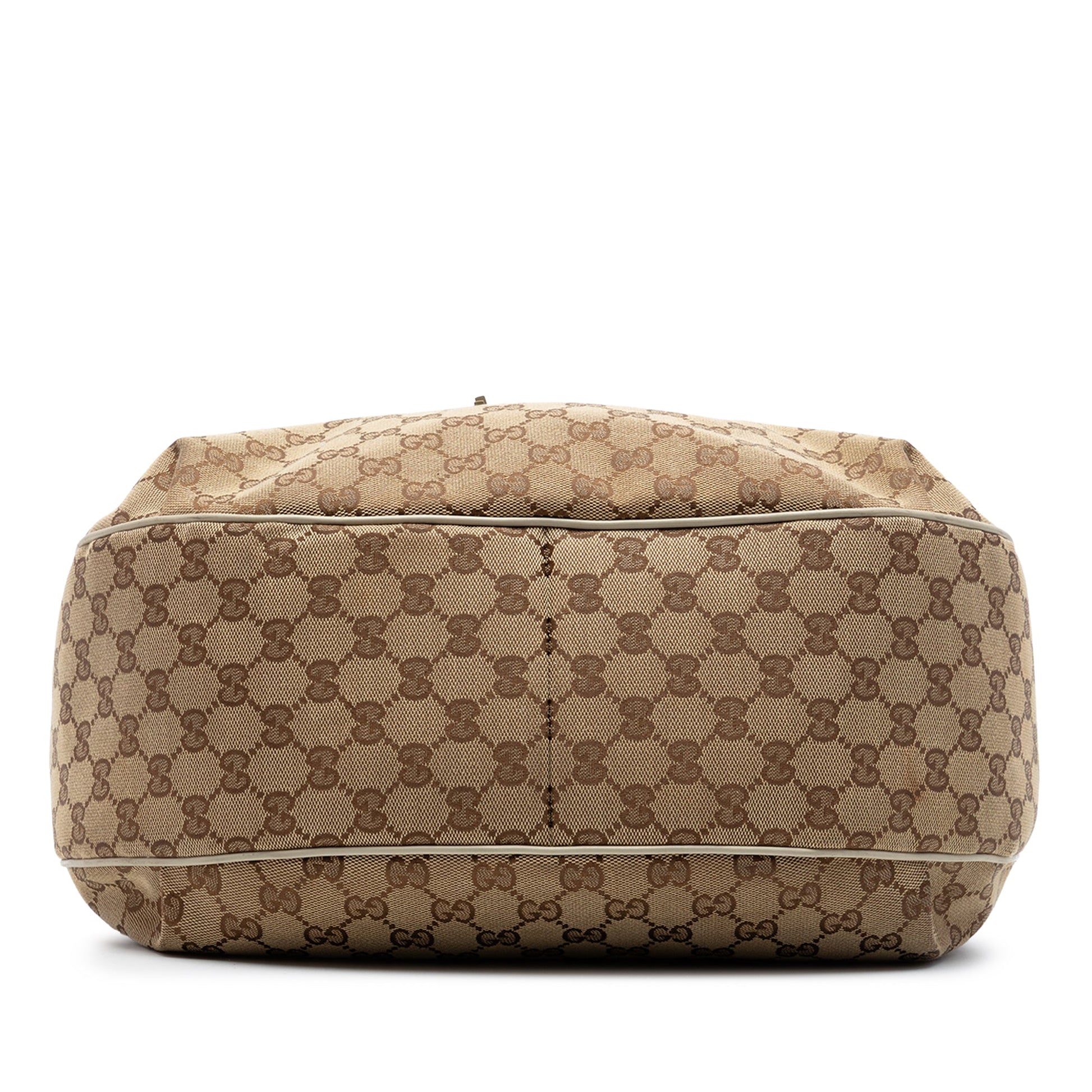 Gucci Medium GG Canvas Emily Flap Satchel