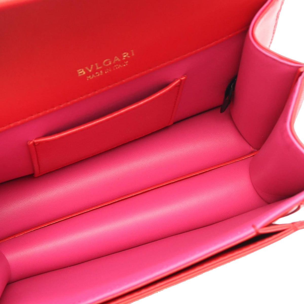 Bvlgari Serpenti Forever Crossbody Bag — Red