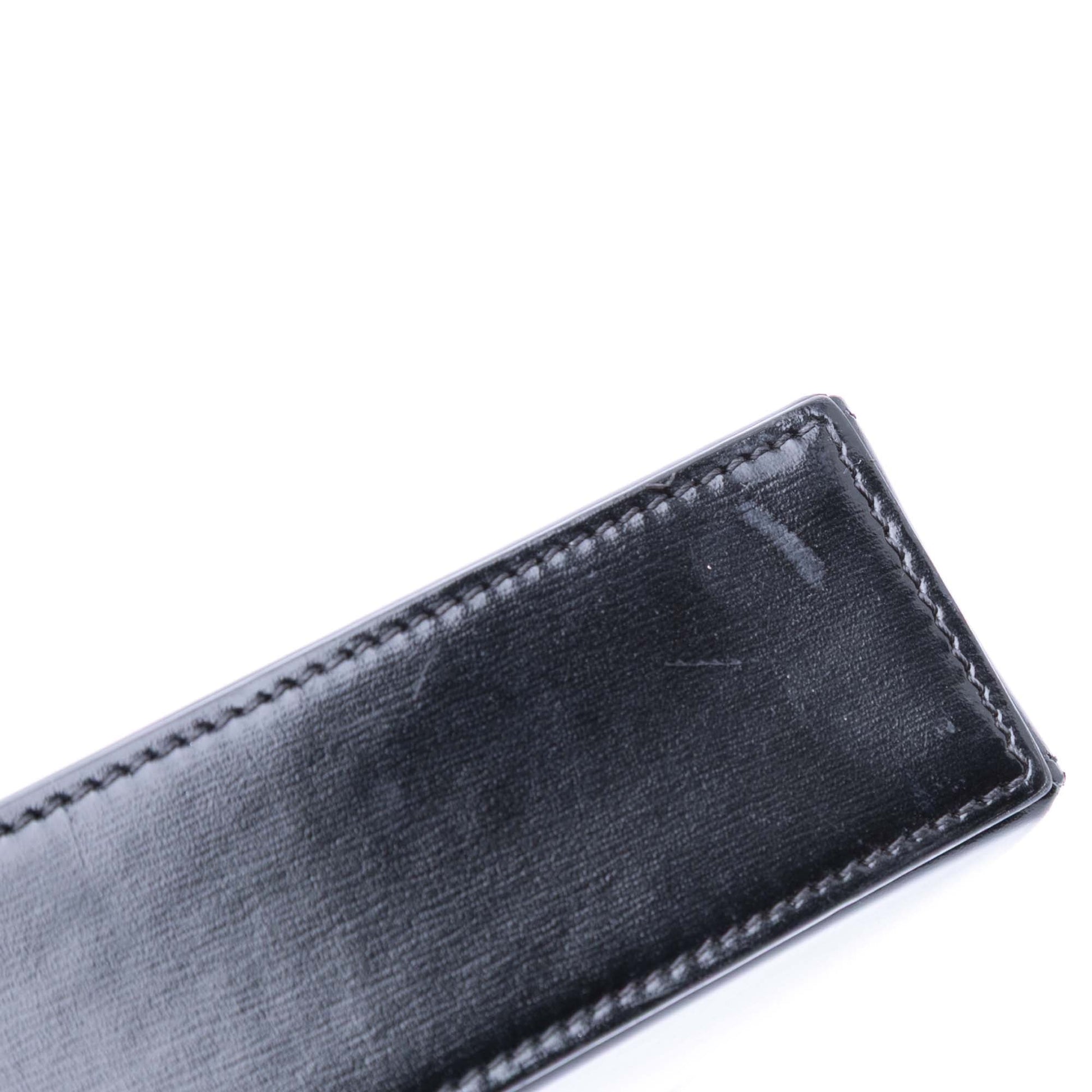 Celine Shiny Calfskin Triomphe Chain Box Shoulder Bag