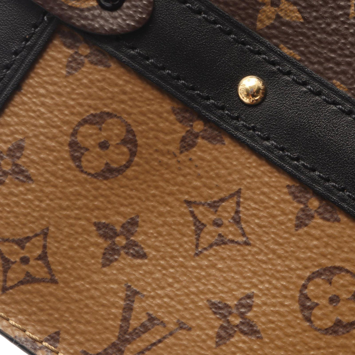 Louis Vuitton Monogram Reverse Trunk Clutch