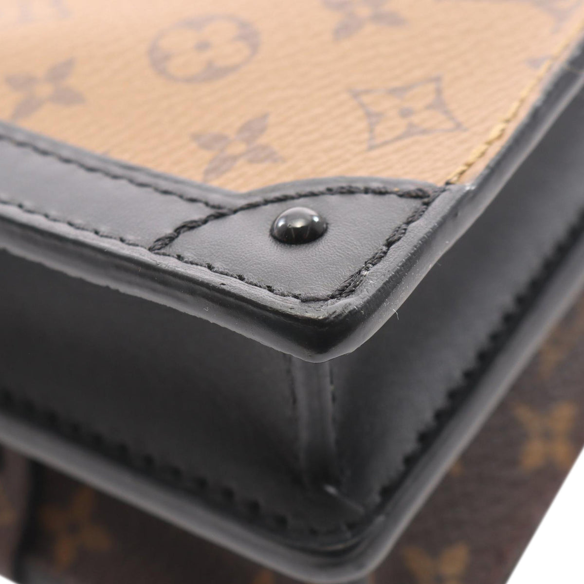 Louis Vuitton Monogram Reverse Trunk Clutch