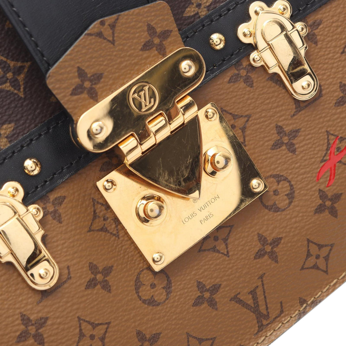 Louis Vuitton Monogram Reverse Trunk Clutch
