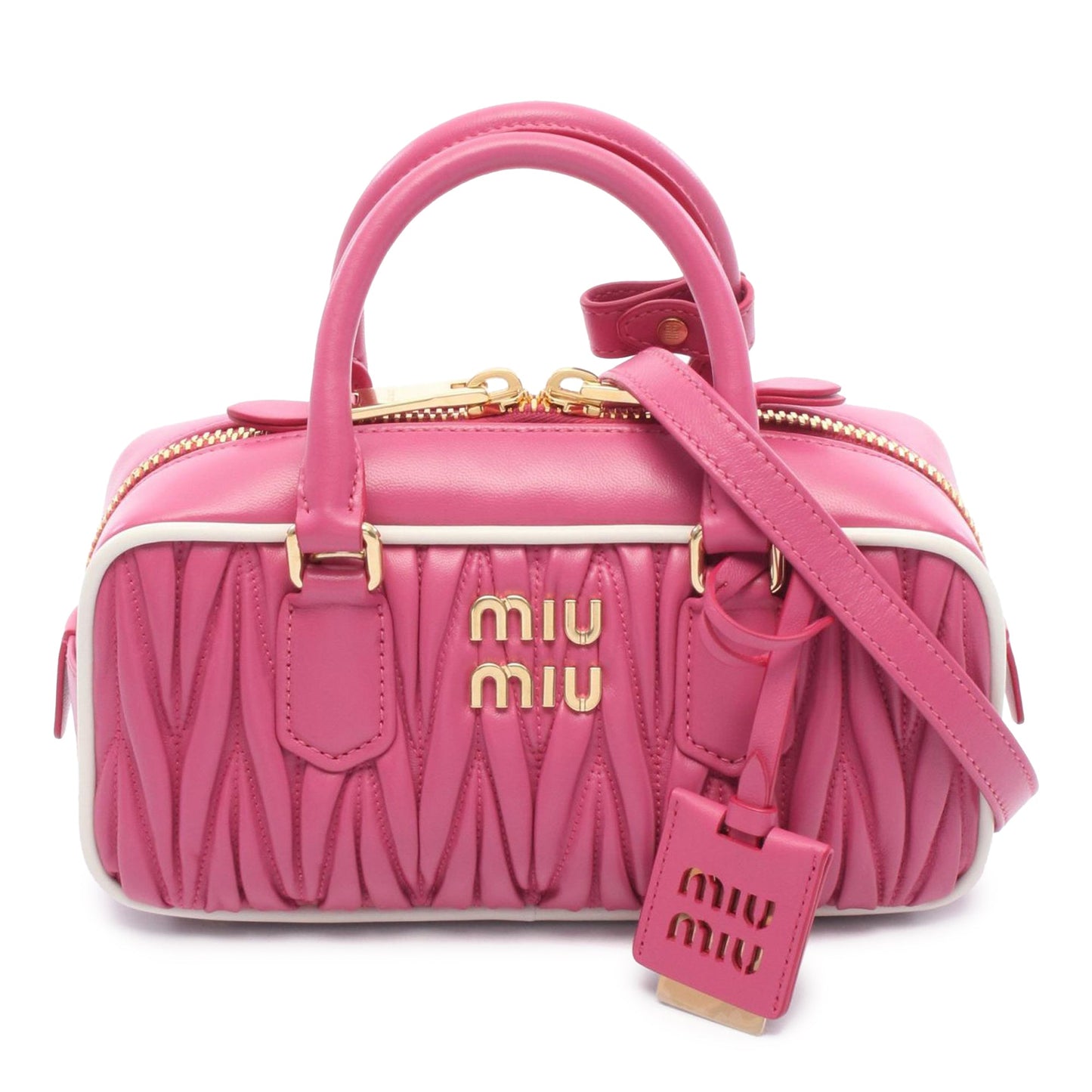Miu Miu Matelasse Arcadie Satchel