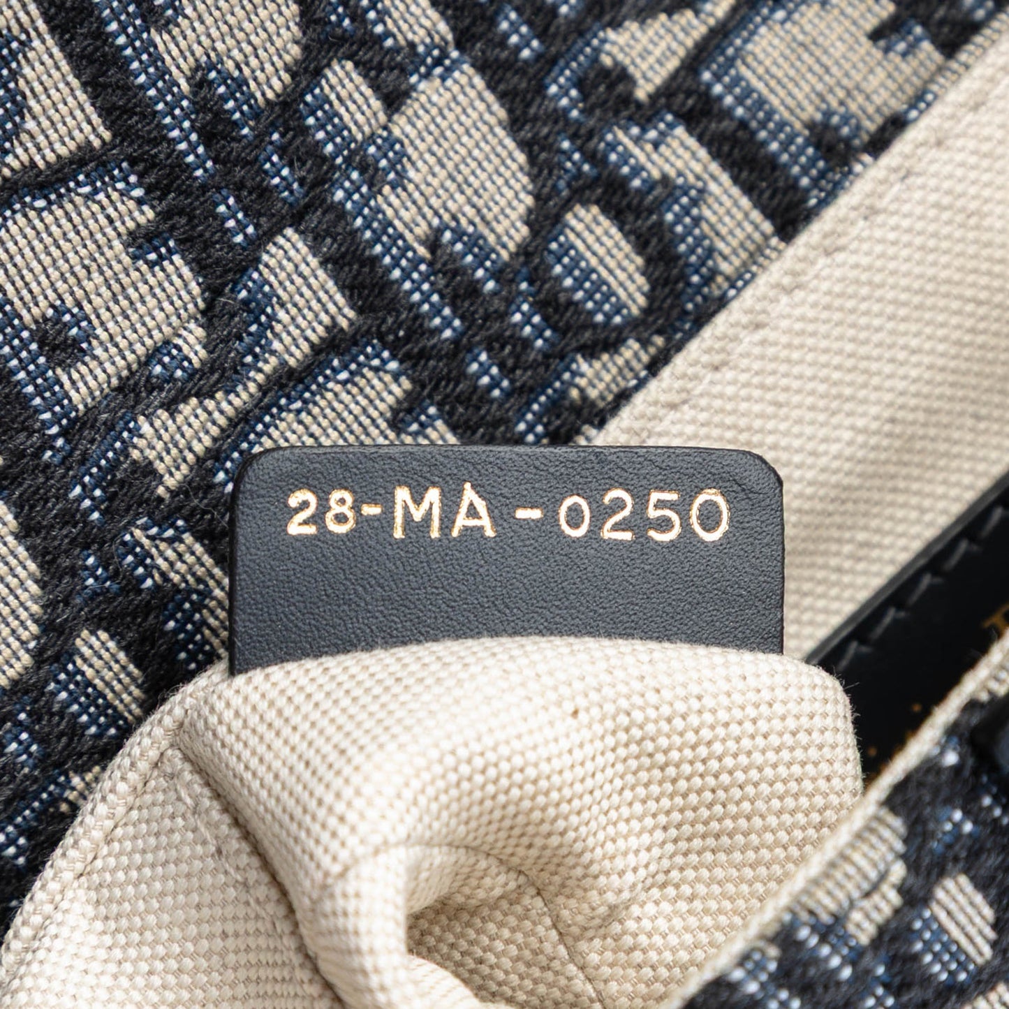 Dior Mini Oblique Canvas Saddle Bag