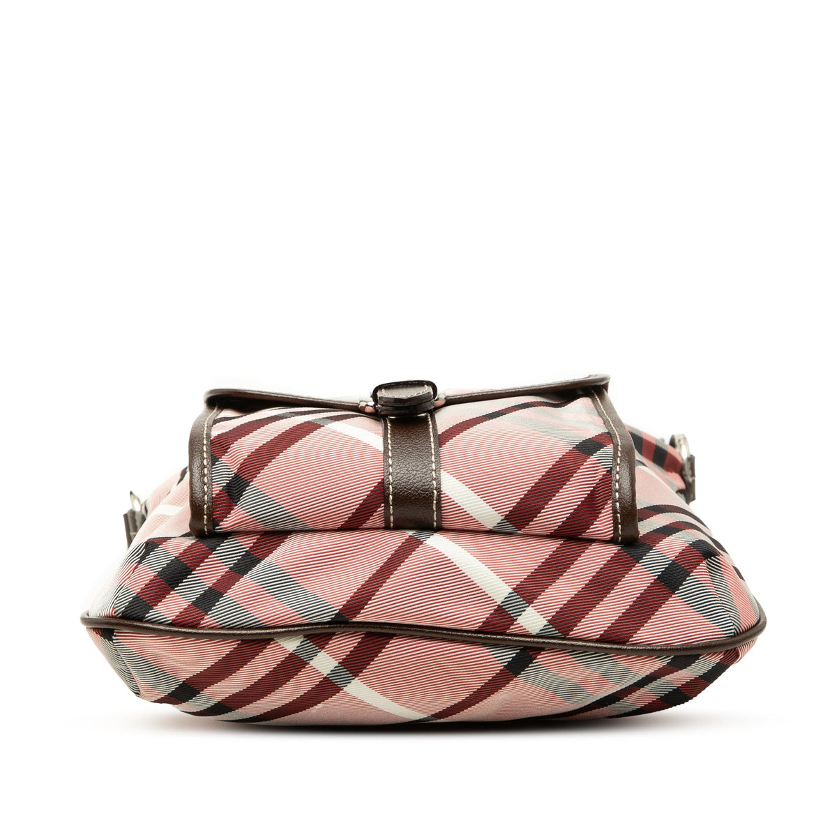 Burberry Nova Check Canvas Blue Label Candy Crossbody — Pink