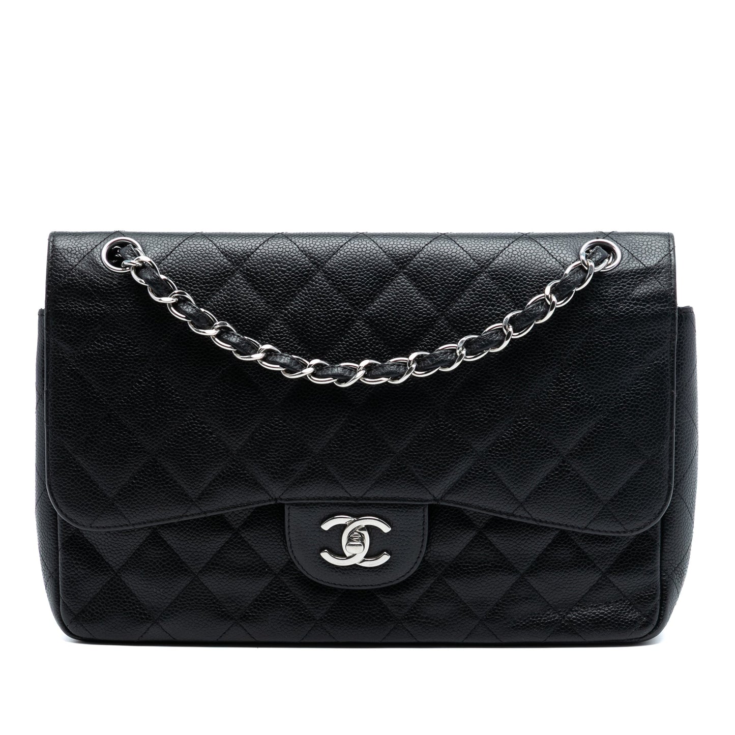 Chanel Jumbo Classic Caviar Double Flap