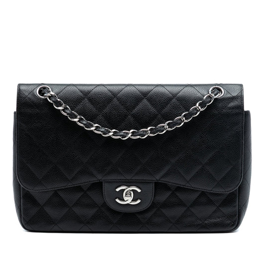 Chanel Jumbo Classic Caviar Double Flap