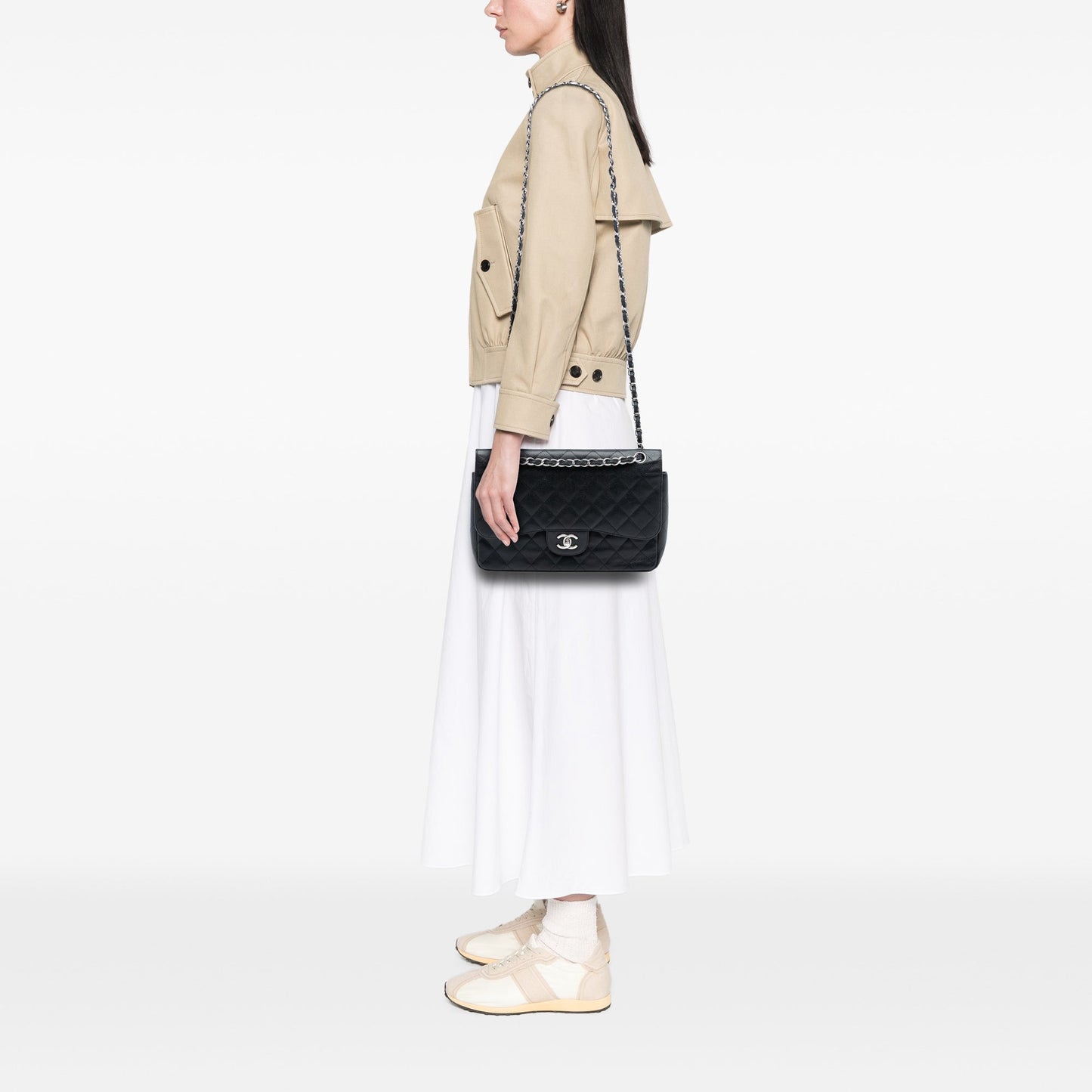 Chanel Jumbo Classic Caviar Double Flap