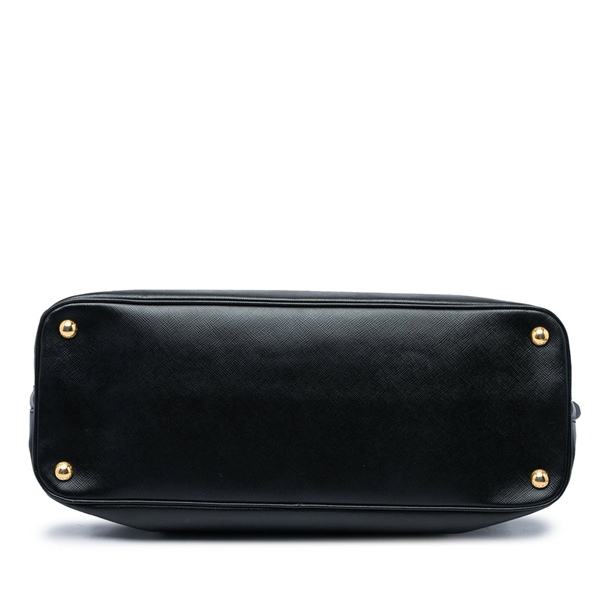 Prada Large Saffiano Lux Promenade Satchel — Black