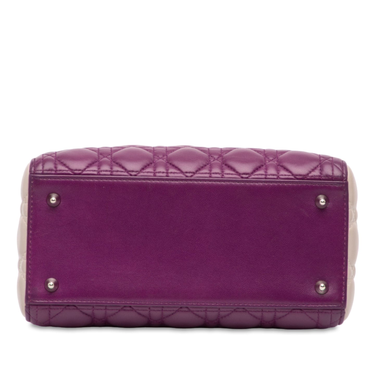 Dior Medium Tricolor Lambskin Cannage Lady Dior
