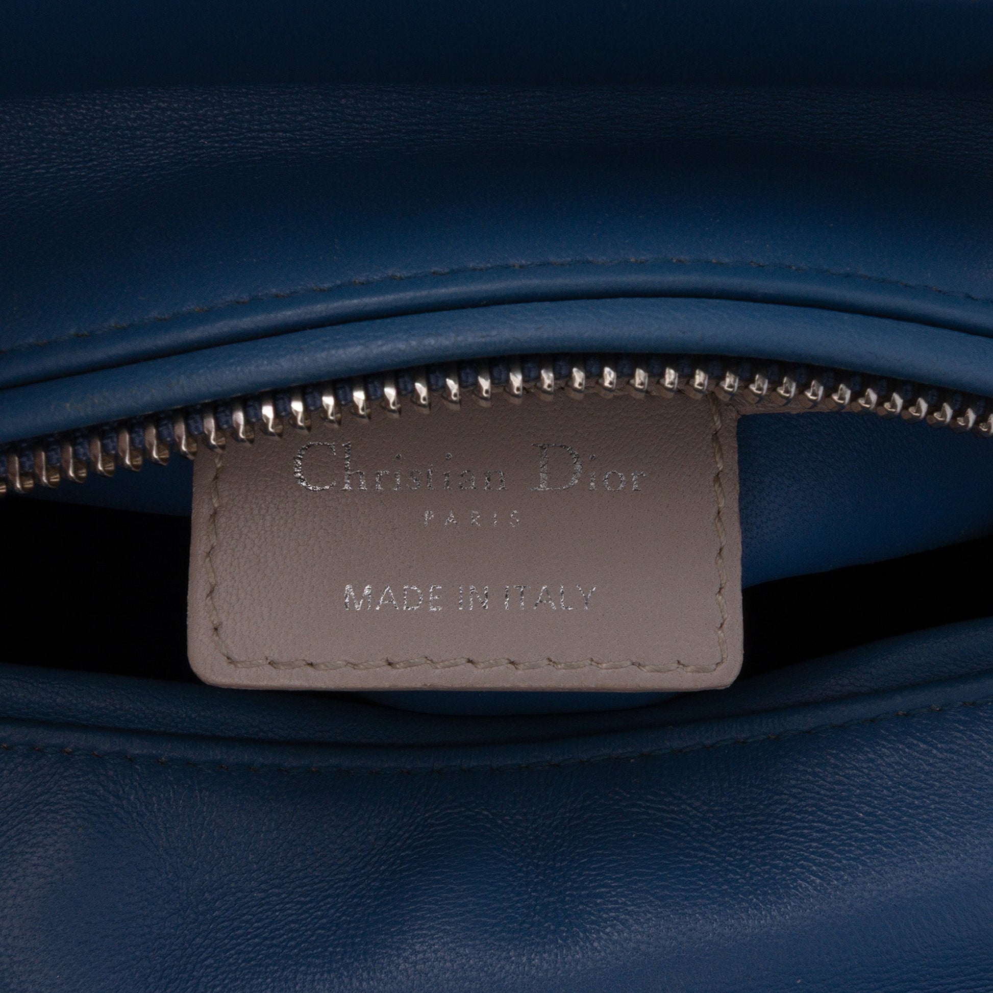 Dior Medium Tricolor Lambskin Cannage Lady Dior