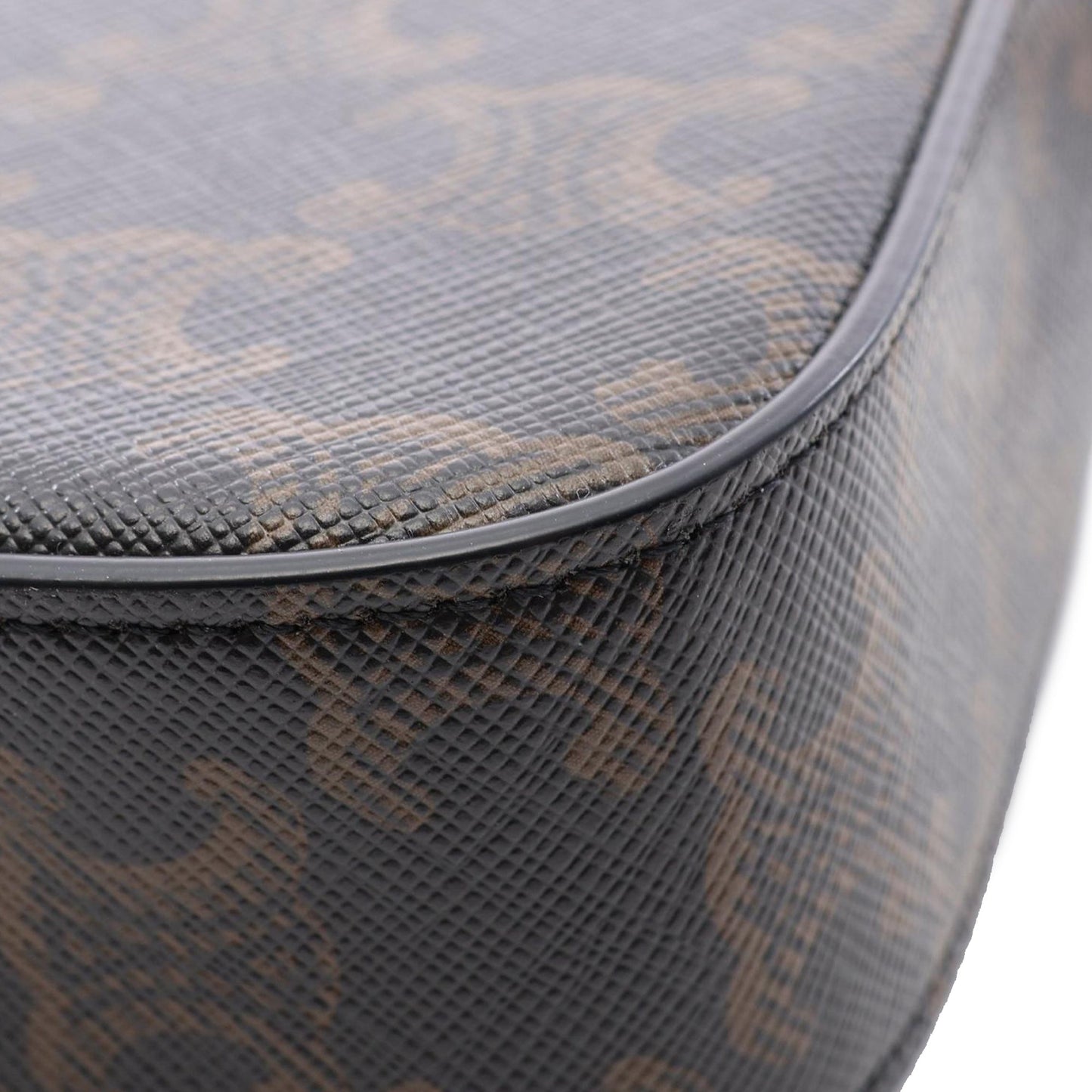 Celine Mini Triomphe Coated Canvas Claude Crossbody