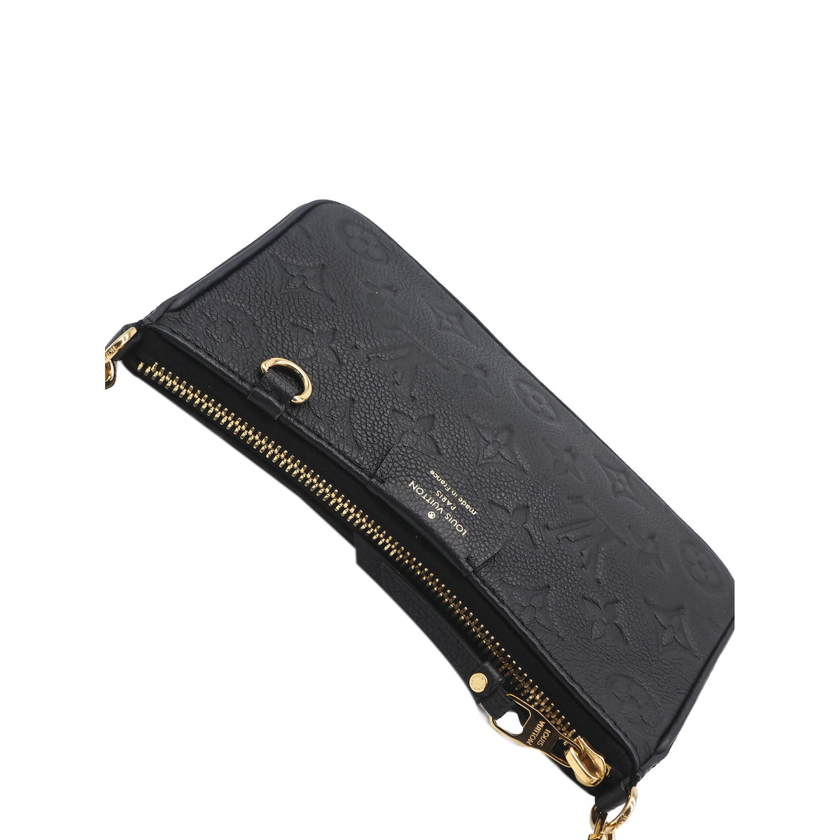 Louis Vuitton Monogram Empreinte Easy Pouch On Strap — Black