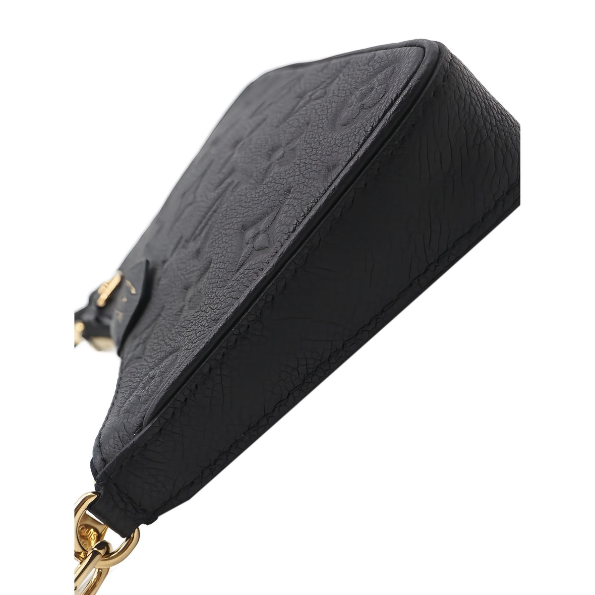 Louis Vuitton Monogram Empreinte Easy Pouch On Strap — Black