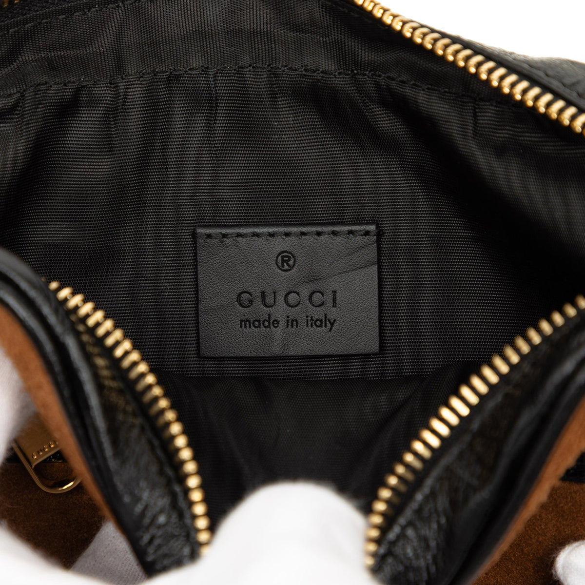 Gucci Mini Suede Web Ophidia Crossbody