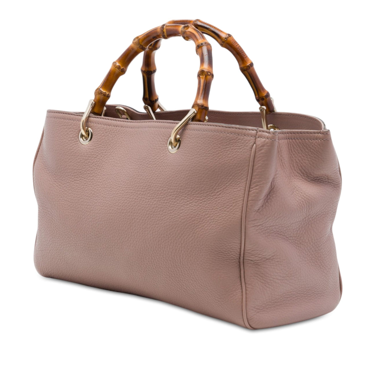 Gucci Medium Calfskin Bamboo Shopper Satchel