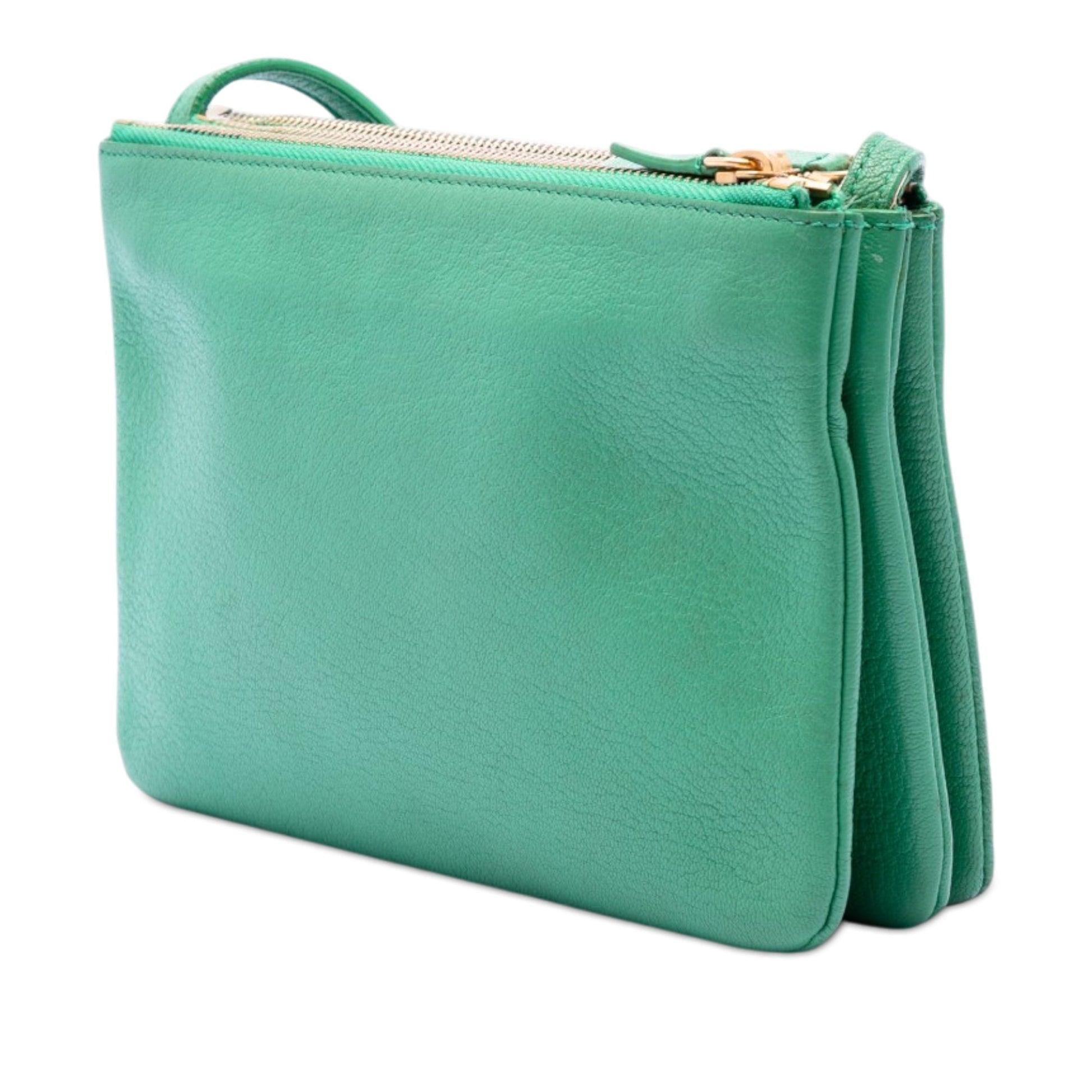 Celine Small Lambskin Trio Crossbody