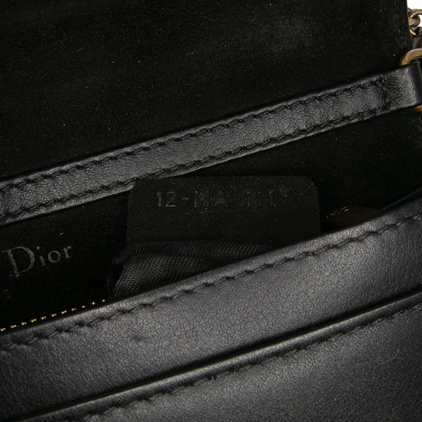 Dior Embossed Calfskin Stars Wallet on Chain