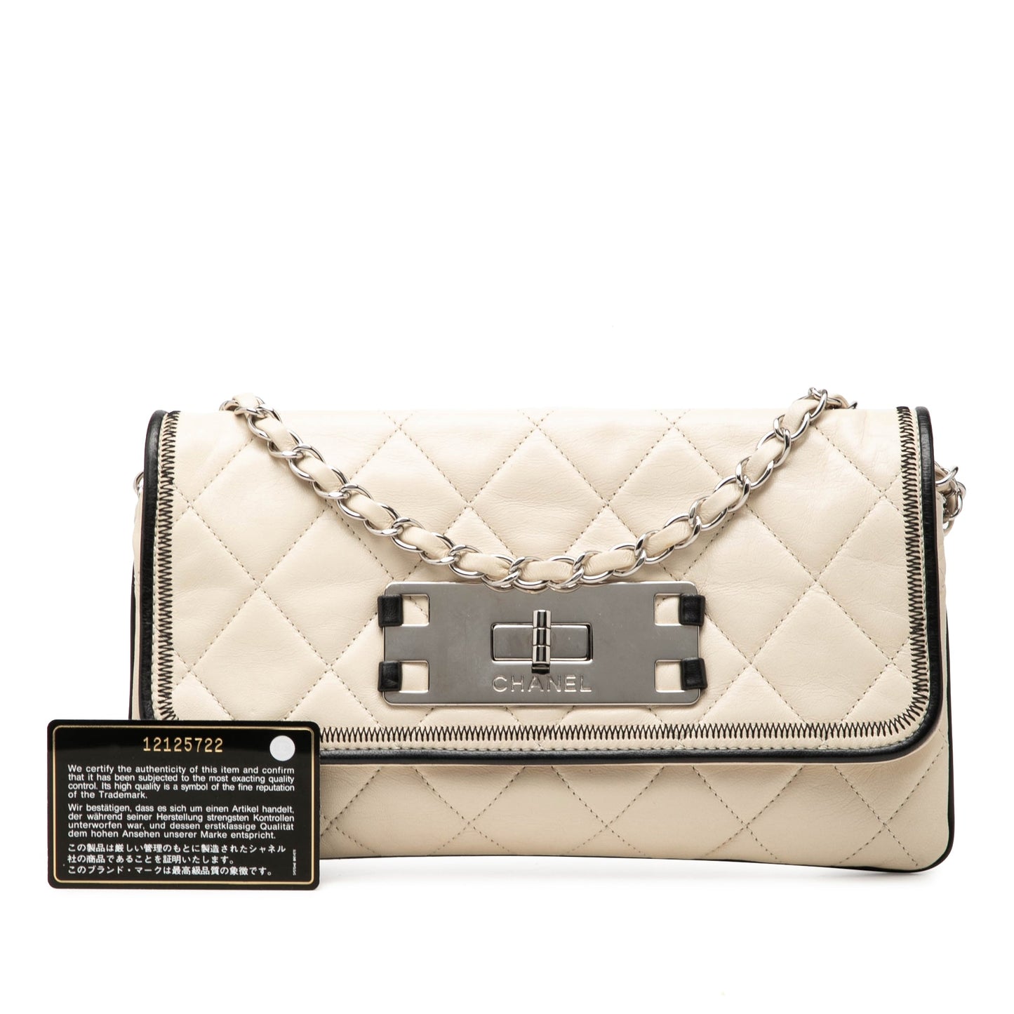 Chanel Quilted Lambskin Reissue East West Flap